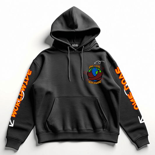 HYPHEN LOVE WORLDWIDE HOODIE - Hyphen Footwear