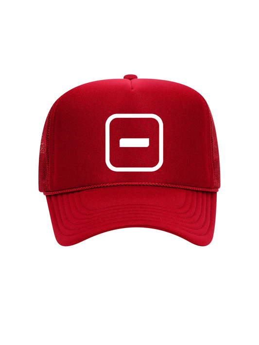 Hyphen Logo Trucker Cap (RED) - Hyphen Footwear
